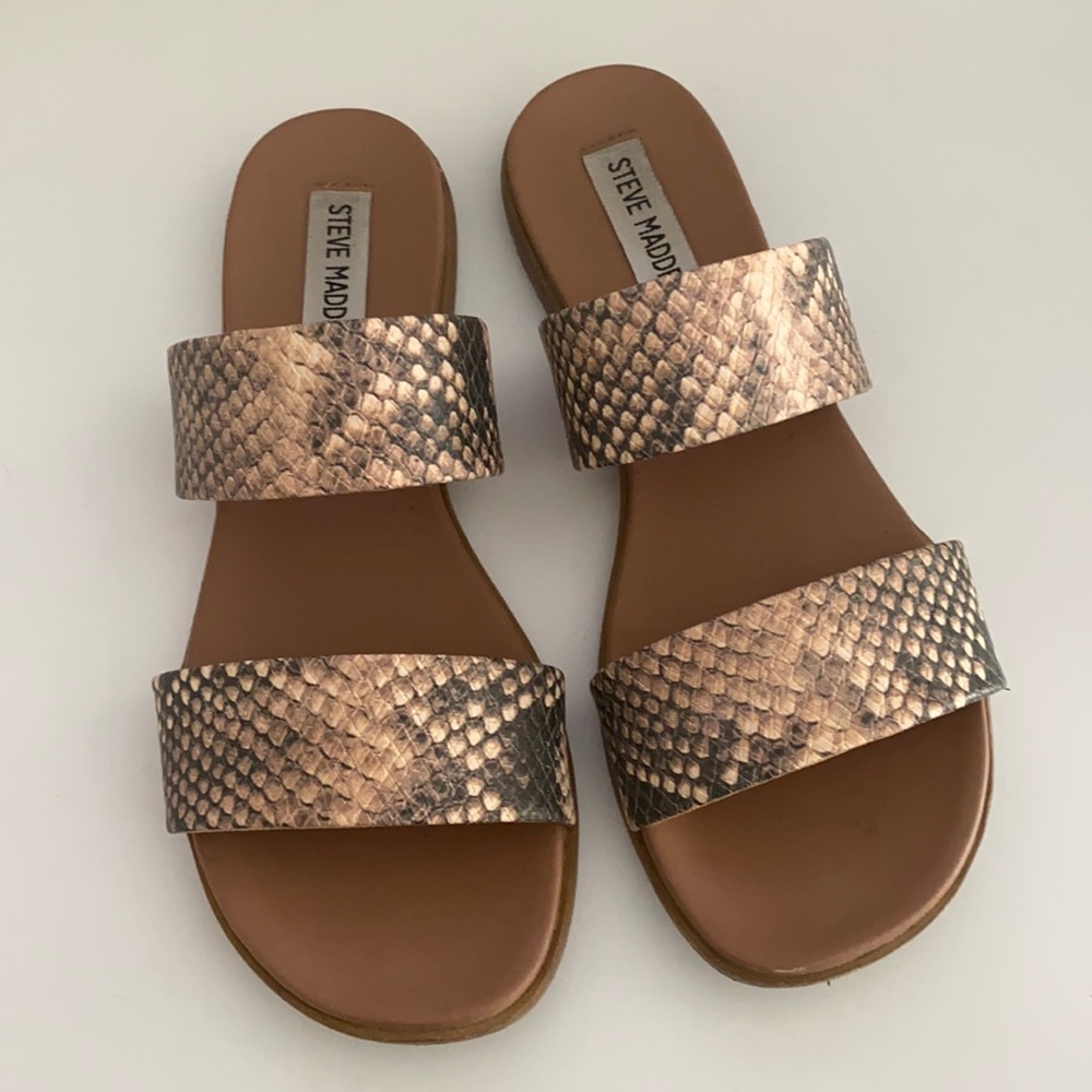 Steve Madden Dual Woven Slide Sandal